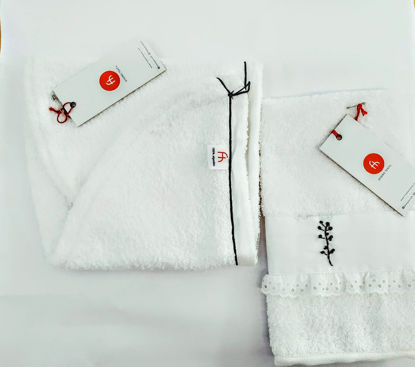 Foto de Set Baño: toalla de mano y cofia